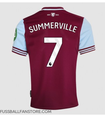 West Ham United Crysencio Summerville #7 Replik Heimtrikot 2024-25 Kurzarm